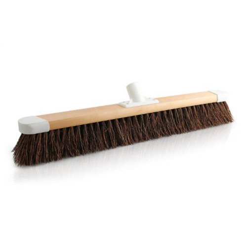 600mm Bassine Extra Stiff H/D Timber Industrial Broom Head