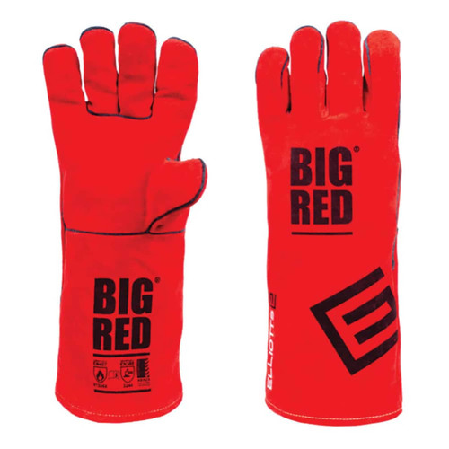 Big Red Leather Kevlar Lined Welding Glove M