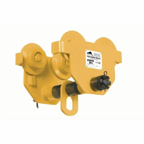 Beaver Push Girder Trolley 3000kg Yellow