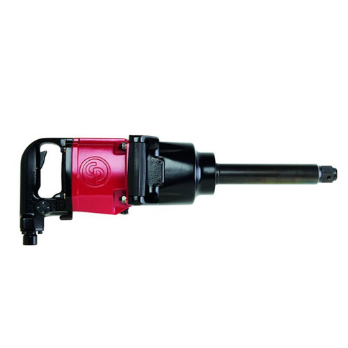 Chicago Pneumatic Heavy Duty Straight Case Impact Wrench 1” Dr 3390Nm With 7” Extended Anvil