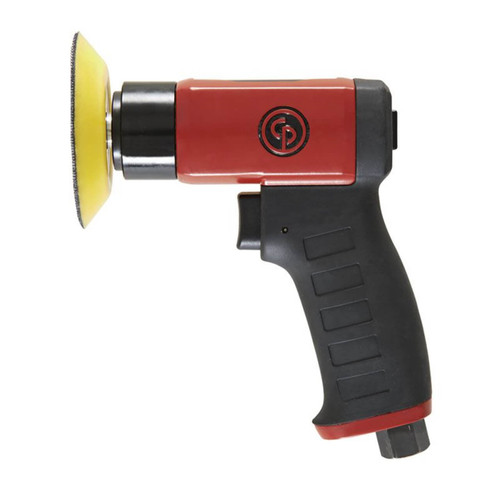 Chicago Pneumatic Pistol Grip Mini Disc Sander 50mm & 75mm Hook & Loop Pads 15000rpm