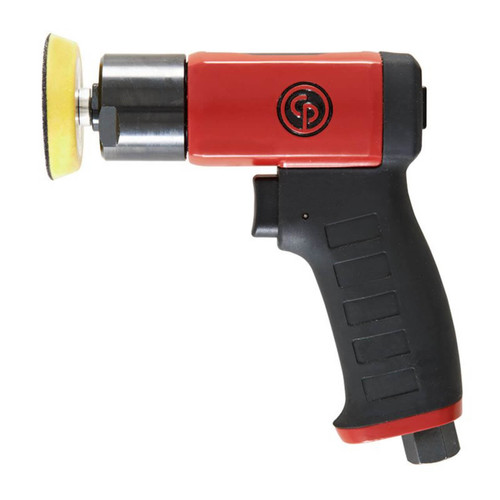 Chicago Pneumatic Pistol Grip Mini Disc Polisher 75mm Hook & Loop Pad 2500rpm
