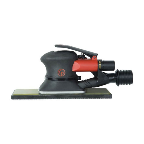 Chicago Pneumatic Jitterbug Rectangle Sander 2.5mm Orbit 70x198mm Hook & Loop Pad Central-Vacuum (CV)