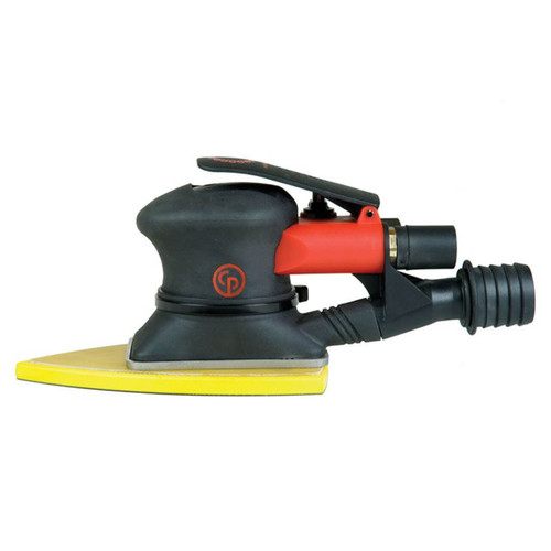 Chicago Pneumatic Jitterbug Delta Sander 2.5mm Orbit 100x144mm Hook & Loop Pad Central-Vacuum (CV)