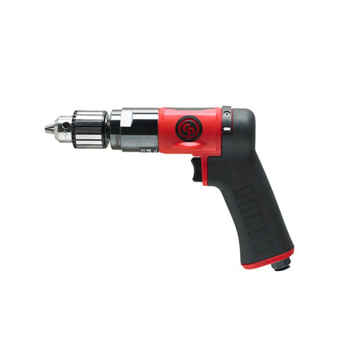 Chicago Pneumatic Pistol Grip Drill 3/8” / 10mm Key Chuck Reversible 2100 rpm Composite & Lightweight Chicago Pneumatic Pistol Grip Drill 3/8” / 10mm Key Chuck Reversible 2100 rpm Composite & Lightweight