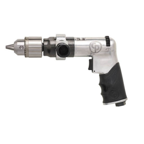 Chicago Pneumatic Pistol Grip Drill 1/2” / 13mm Key Chuck Reversible 500 rpm