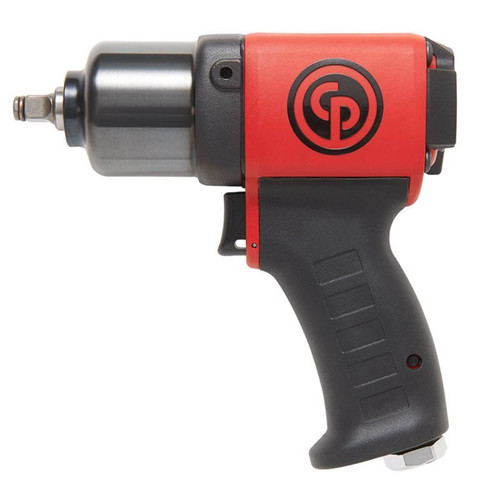 Chicago Pneumatic Super Duty Pistol Grip Impact Wrench 3/8 Dr 475Nm Bronze Muffler For Dust Prevention Low Sound And Vibration