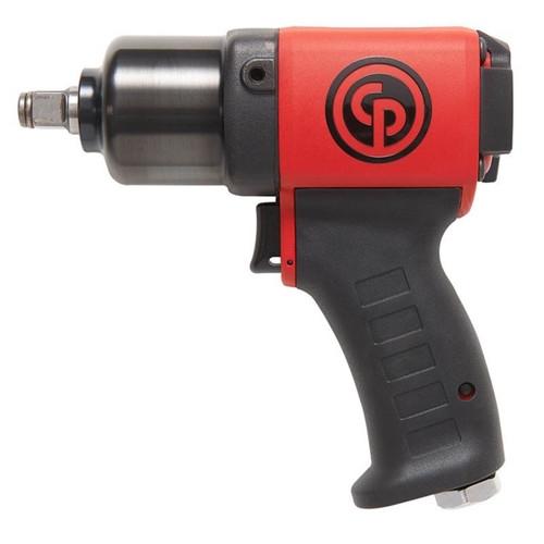 Chicago Pneumatic Super Duty Pistol Grip Impact Wrench 1/2 Dr 475Nm Bronze Muffler For Dust Prevention Low Sound And Vibration