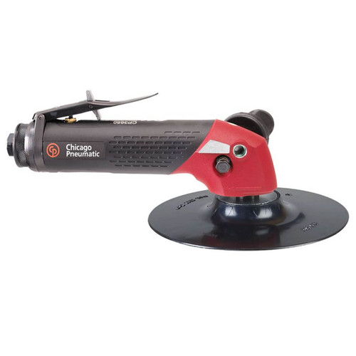 Chicago Pneumatic Super Duty Angle Sande, 7” / 180mm Disc Capacity 1700W 5/8”-11 Spindle 8500 rpm