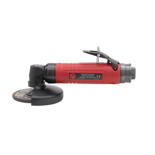 Chicago Pneumatic Super Duty Angle Grinder 4” / 100mm Disc Capacity 600W 3/8”-24 Spindle 13000 rpm