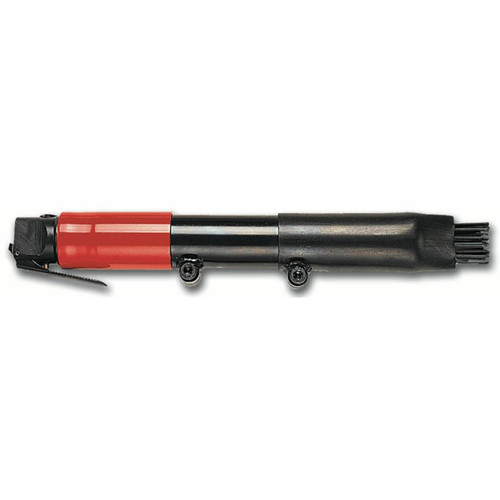 Chicago Pneumatic Heavy Duty Straight Case Needle Scaler 3000 bpm 19 X 3mm Needles Adjustable Front Tube