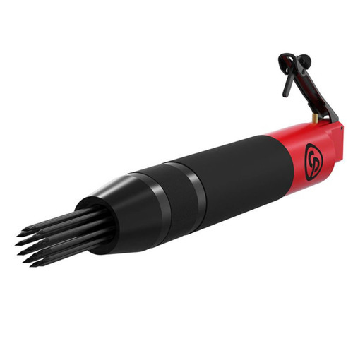 Chicago Pneumatic Super Duty Straight Case Needle Scaler 2400 bpm 19 X 3mm Needles Good Power / Weight Ratio