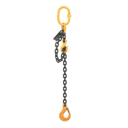 Beaver Chain Sling 8mm 1Leg 2Mtr C/W Clevis Sling Hook &Clevis Grab Hooks