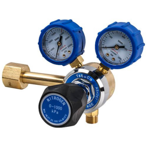 Tesuco Regulator 1 Stage Side Entry Nitrogen Type 50 In 20,000kPa Out 1,000kPa