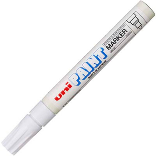 Uniball PX20 2.8mm Medium Bullet Paint Marker White