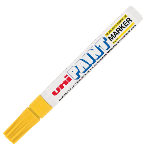 Uniball PX20 2.8mm Medium Bullet Paint Marker Yellow