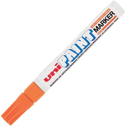 Uniball PX20 2.8mm Medium Bullet Paint Marker Orange