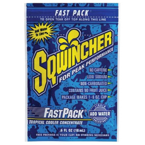 Sqwincher Concentrate Fast Pack Tropical Cooler 50pk