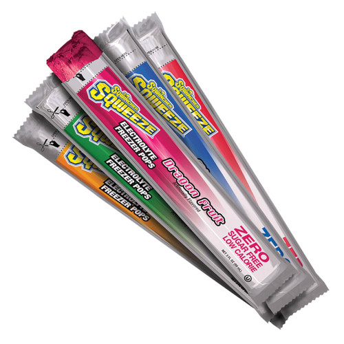 Sqwincher Sqweeze Zero Ice Blocks Mixed Flavours 10pk