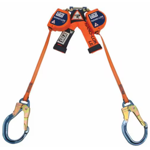 3M Dbi-Sala Nano-Lok Edge Twin-Leg Personal Self-Retracting Lifeline Web 8ft 3101640