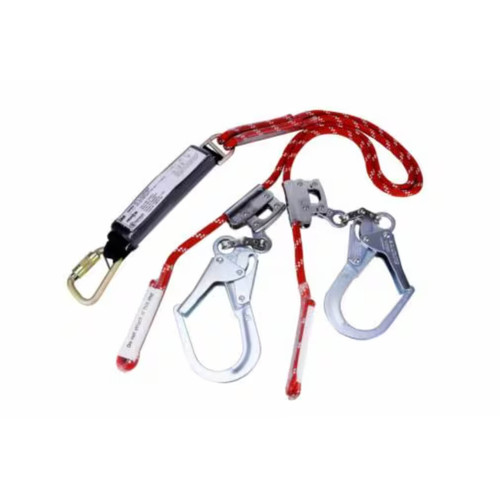 3M Protecta Dual Leg Adjustable Rope Shock Absorbing Lanyard 2m AE529ADJY/10R