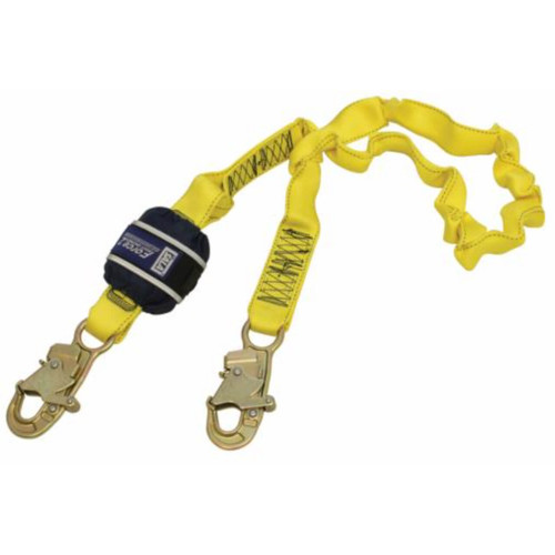 3M Dbi-Sala Force2 Shock Absorbing Elasticated Webbing Lanyard Single Tail Yellow Z10200909E