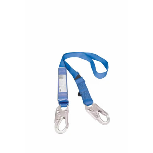 3M Protecta P50 Shock Absorbing Lanyard Single Tail Blue & Yellow 2.0m 1390066A