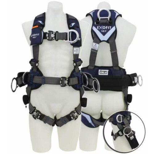 3M Dbi-Sala ExoFit Nex Tower Workers Harness Grey Large 653L4016