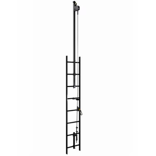 3M Dbi-Sala Lad-Saf Cable Vertical Safety System Bracketry Climb Extension 2 User Stainless Steel 6116636