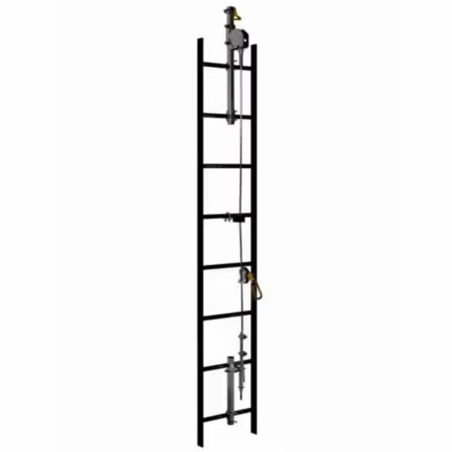 3M Dbi-Sala Lad-Saf Cable Vertical Safety System Bracketry 2 User Galvanized Steel 141kg Cap 6116631