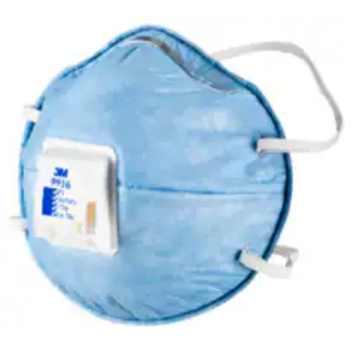 3M P1 Valved Disposable Respirator Cup 9916 10box