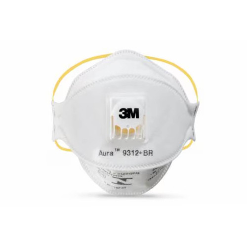 3M P1 Valved Disposable Respirator 9312A+ 10/Box