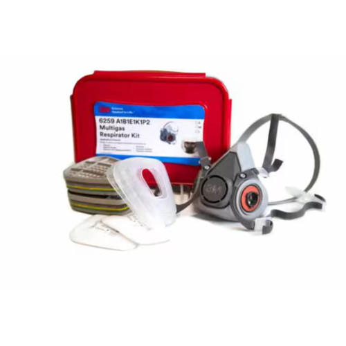 3M 6259 Large Multi-Gas Respirator Kit A1B1E1K1P2
