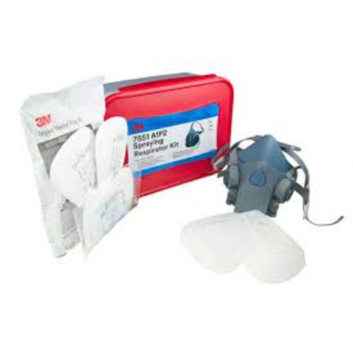 3M 7551 Medium Spraying Respirator Kit A1P2