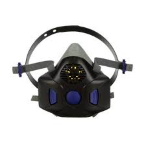 3M HF-802SD Secure Click Medium Half Facepiece Respirator With Speaking Diaphragm