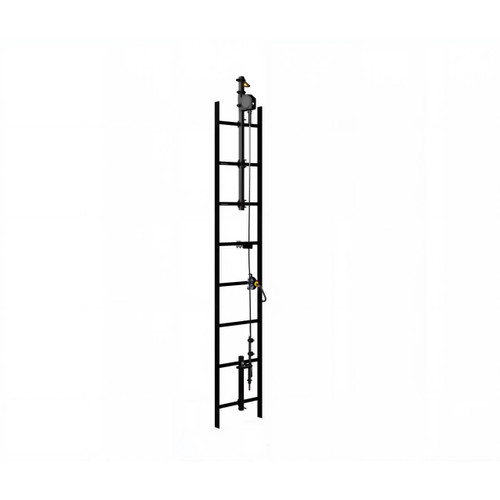 3M Dbi-Sala Lad-Saf Cable Vertical Safety System Bracketry 4 User Galvanized Steel 6116633