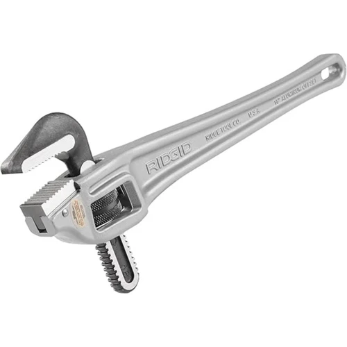 Ridged Offset Aluminum Wrench 18"