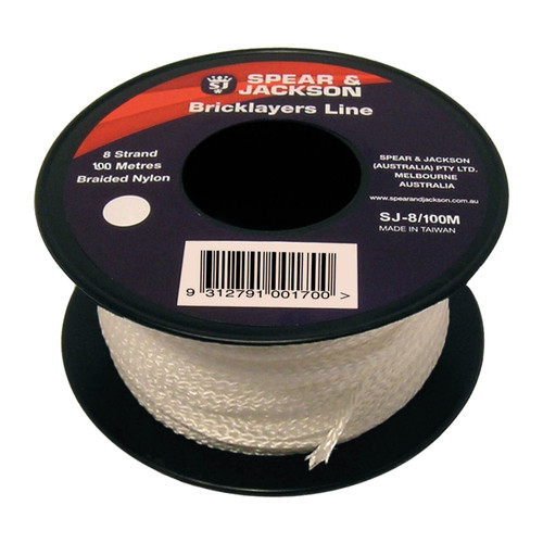 Spear & Jackson 100m 8 Strand White Brickline