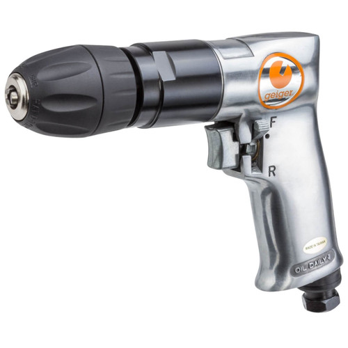 Geiger 3/8” Keyless Chuck Reversible Drill