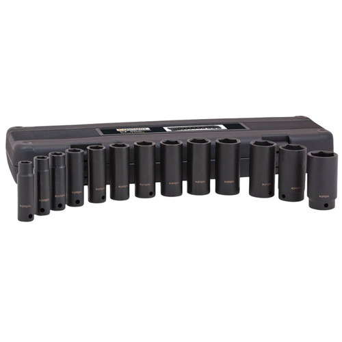 Geiger 1/2” Drive Metric Socket Set (13pc.)