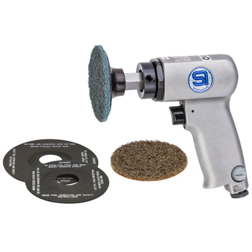 Shinano 4” Disc Sander with 3” Roloc