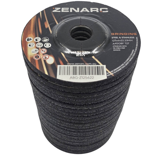 Zenarc 125x6x22mm Grinding Disc