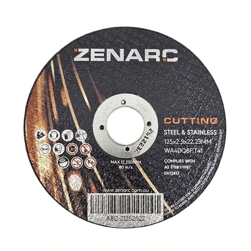 Zenarc 125x2.5x22mm Cutting Disc