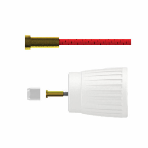 Translas Plastic Coated Liner Red 4 Metre For 0.8-1.2mm Wire