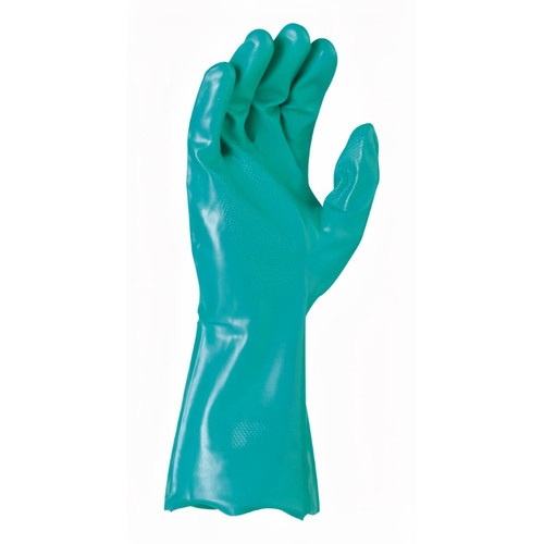 Green Nitrile Chemical Glove 33cm Size 10 2XL