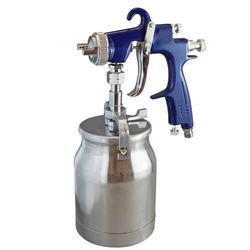ITM Air Spray Gun Suction Feed General Purpose 2.0mm Nozzle 1000ltr Aluminium Pot