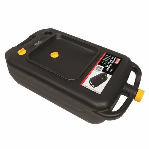 Toledo Portable Oil Drain Pan & Can 10L
