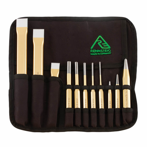 Rennsteig Chisel & Punch Tool Roll 11Pc