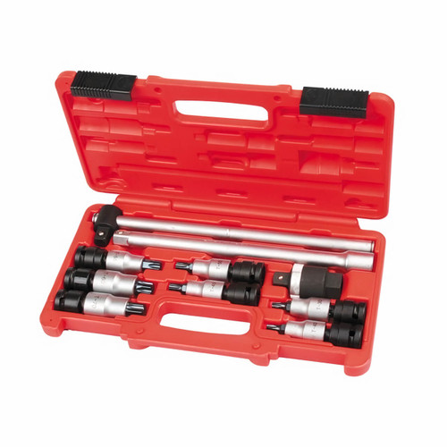 Toledo Bit Socket Set 1/2" Dr 6Pt 10Pc