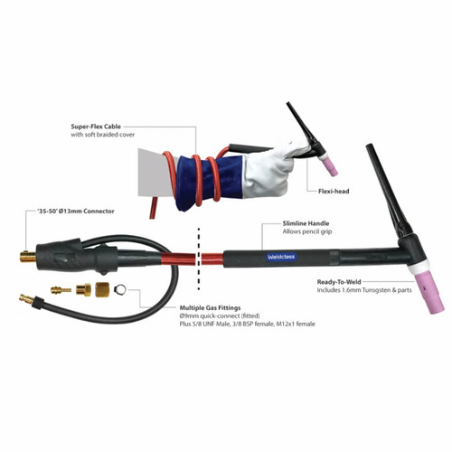 Weldclass Trigger Kit Suit TK18 Tig Torch